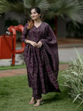 Women's Jamun Rayon Printed Kurta Pant & Dupatta Set | Paisley Print Ethnic Suit Set | Regular Fit | Festive, Casual & Office Wear
