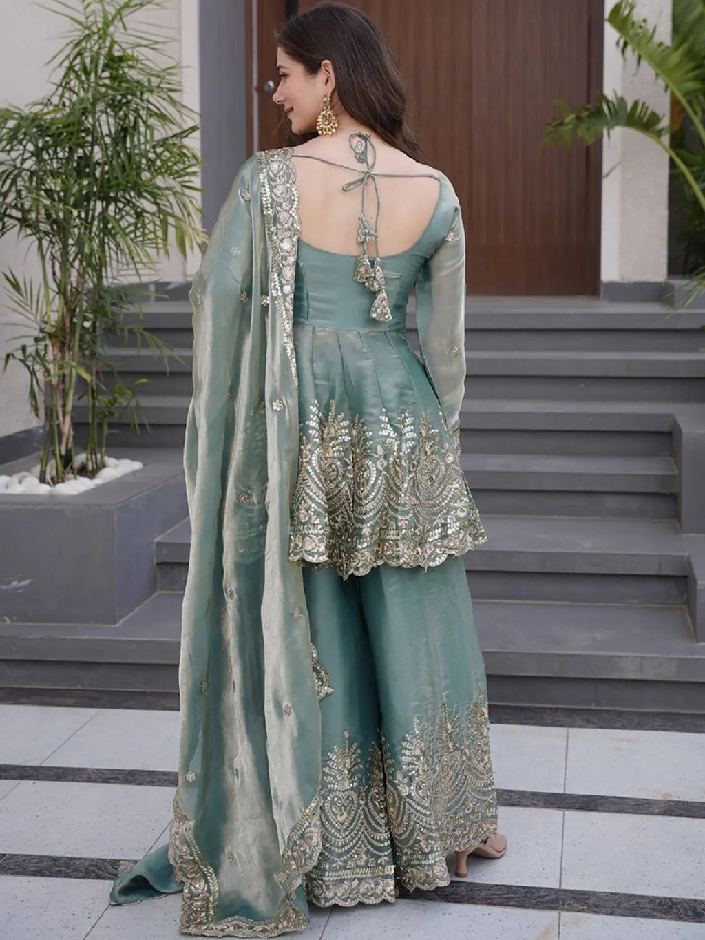 Fandy Sharara Dupatta Set
