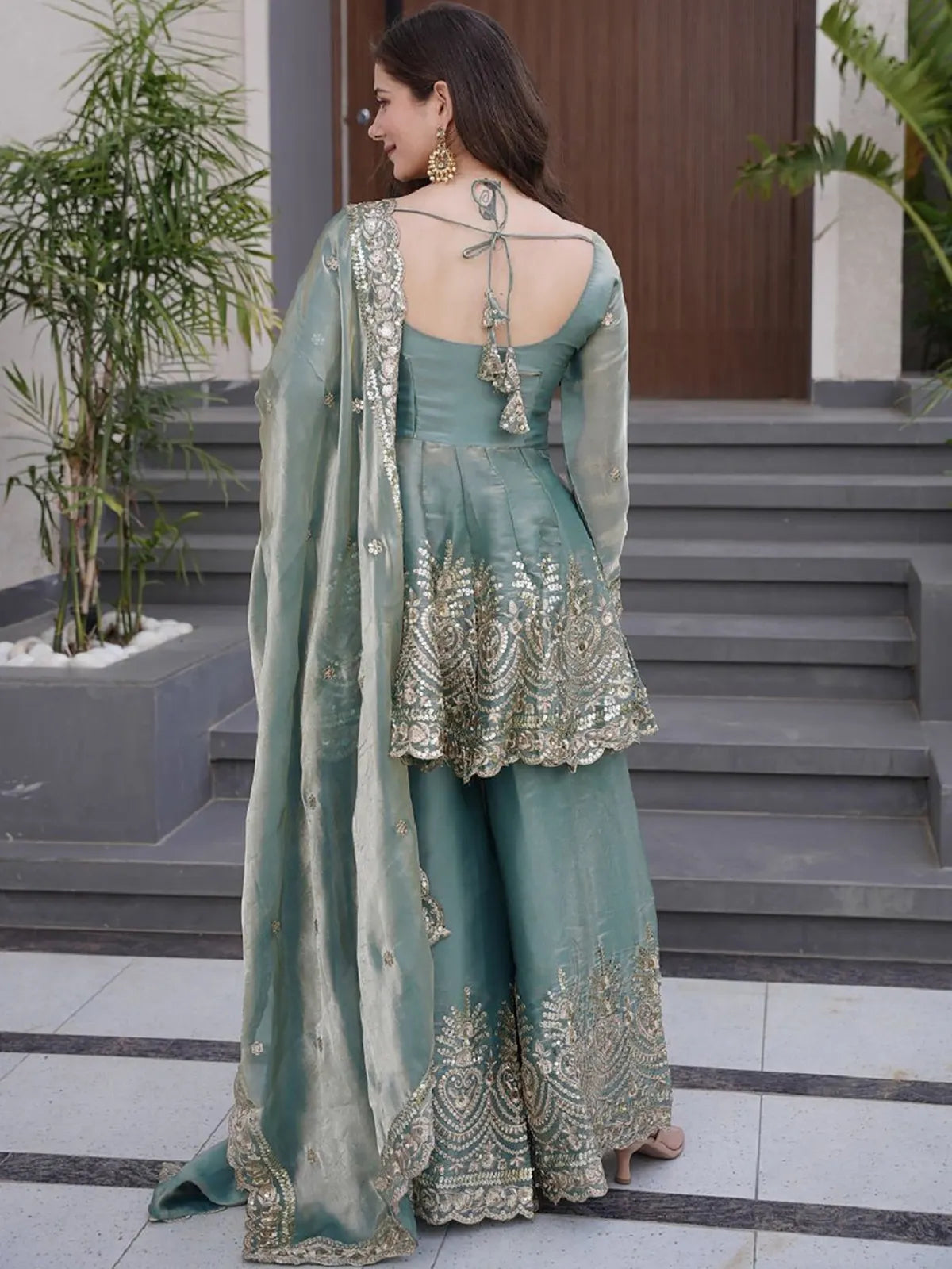 Fandy Sharara Dupatta Set