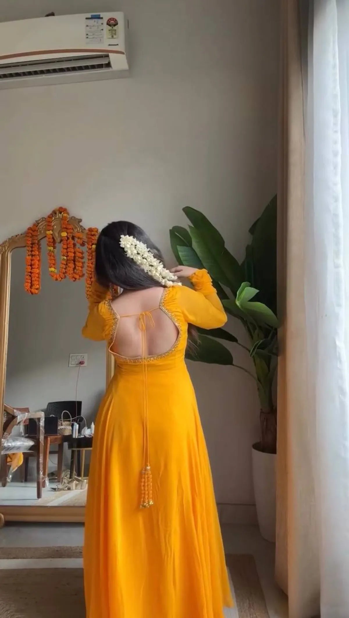 Mustard Yellow Pakistani Anarkali Sharara Suit with Dupatta for Women | Festive & Party Wear