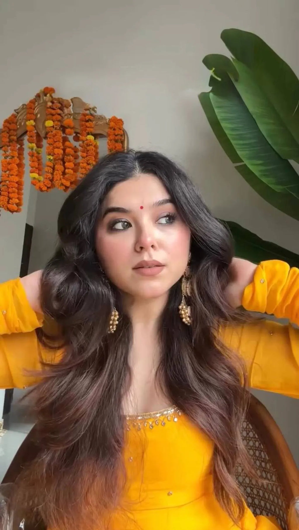 Mustard Yellow Pakistani Anarkali Sharara Suit with Dupatta for Women | Festive & Party Wear